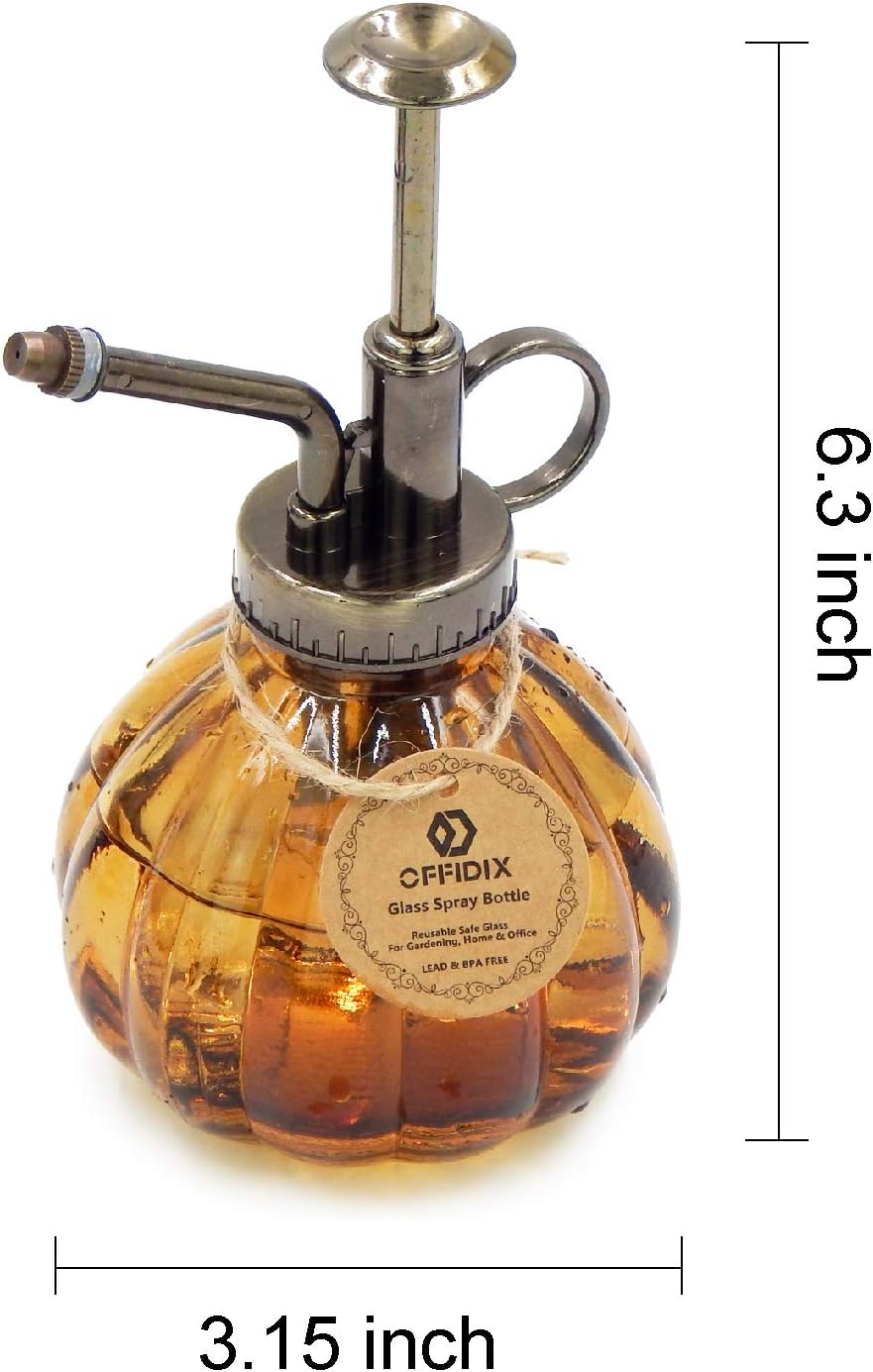Plant Mister Plant Water Spray Bottle, Vintage Style Gray 6.7 oz
