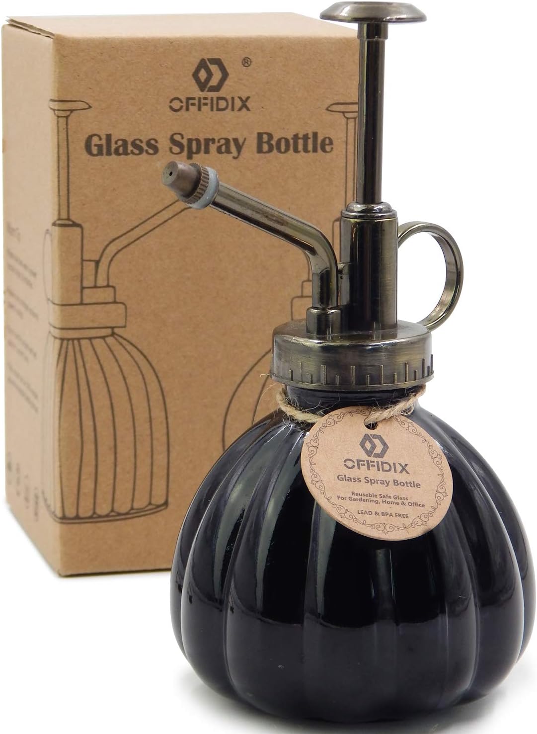 Plant Mister Plant Water Spray Bottle, Vintage Style Gray 6.7 oz