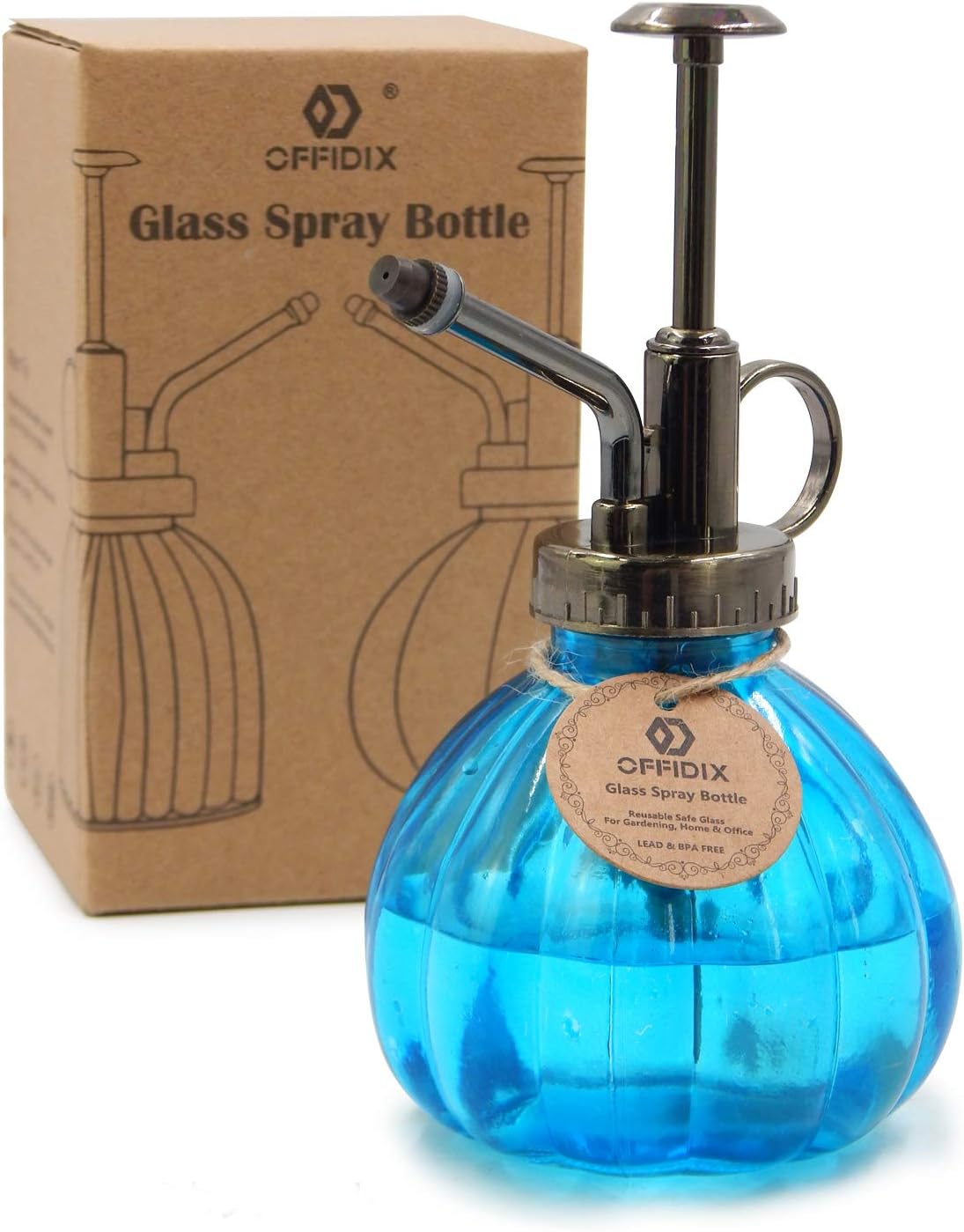 Plant Mister Plant Water Spray Bottle, Vintage Style Gray 6.7 oz