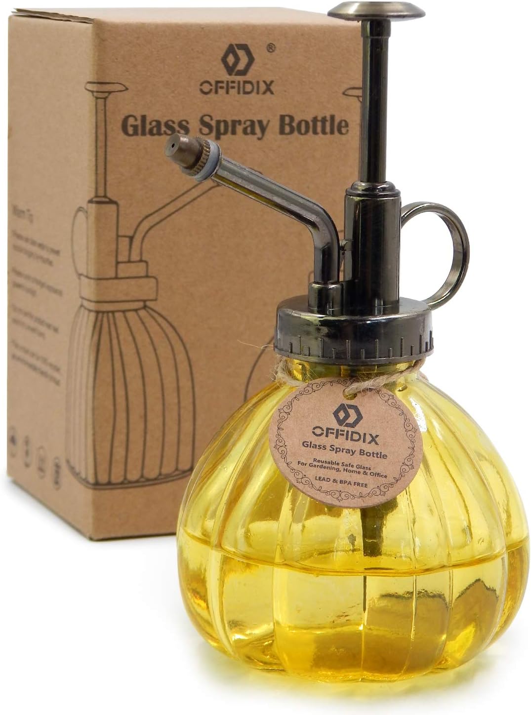 Plant Mister Plant Water Spray Bottle, Vintage Style Gray 6.7 oz