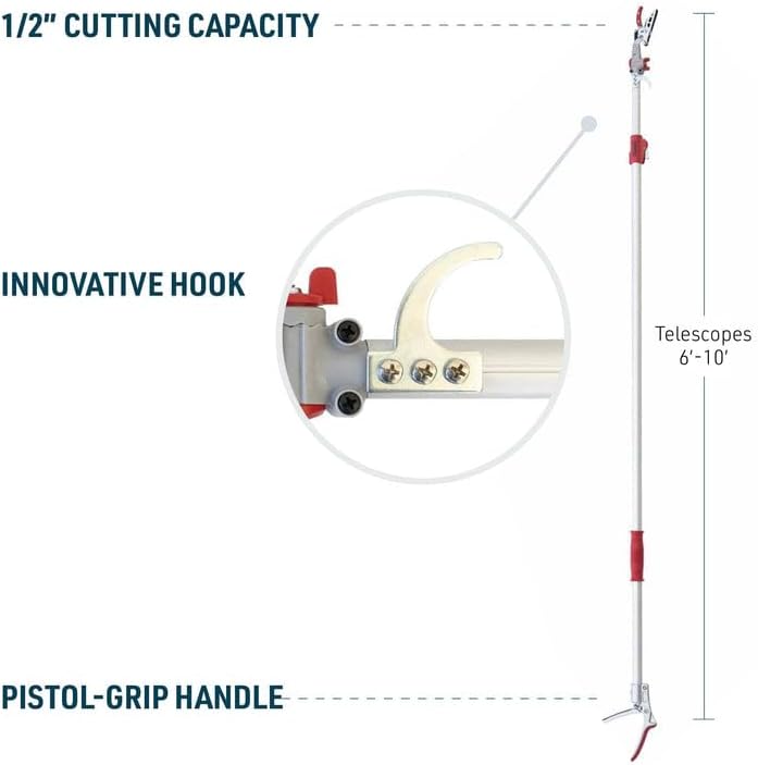 Telescoping Long-Reach Bypass Pruner