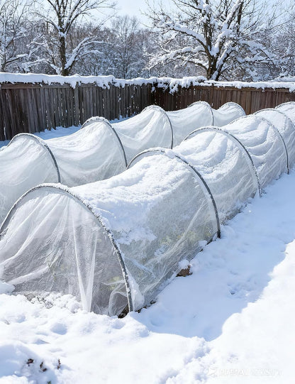 Plant Covers Freeze Protection, 10 ft x 33 ft 1.0 oz/yd² Reusable Frost Protection Floating Row Cover, Frost Blankets for Plants, Frost Cloth for Cold Weather Snow, Winter Frost Pests Protection