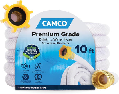TastePURE 10-Foot RV Drinking Water Hose - Made in the USA