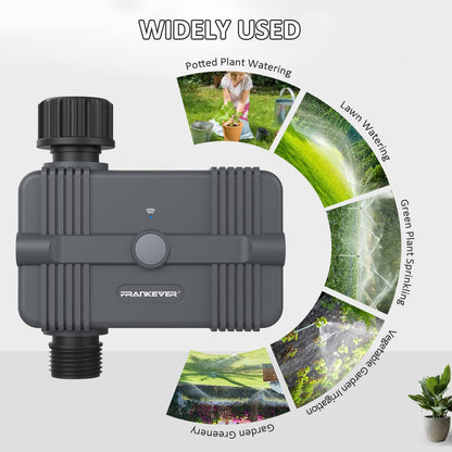 WiFi Sprinkler Irrigation Timer Garden Watering Hose Timer with Rain Delay
