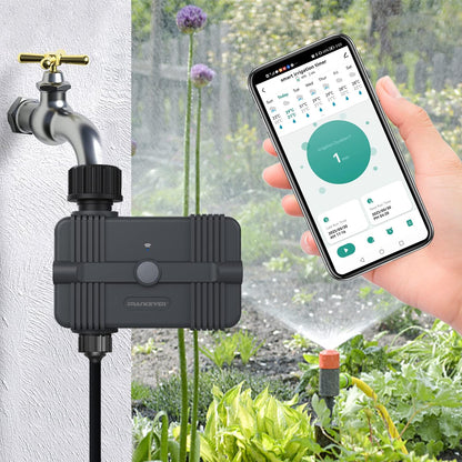 WiFi Sprinkler Irrigation Timer Garden Watering Hose Timer with Rain Delay