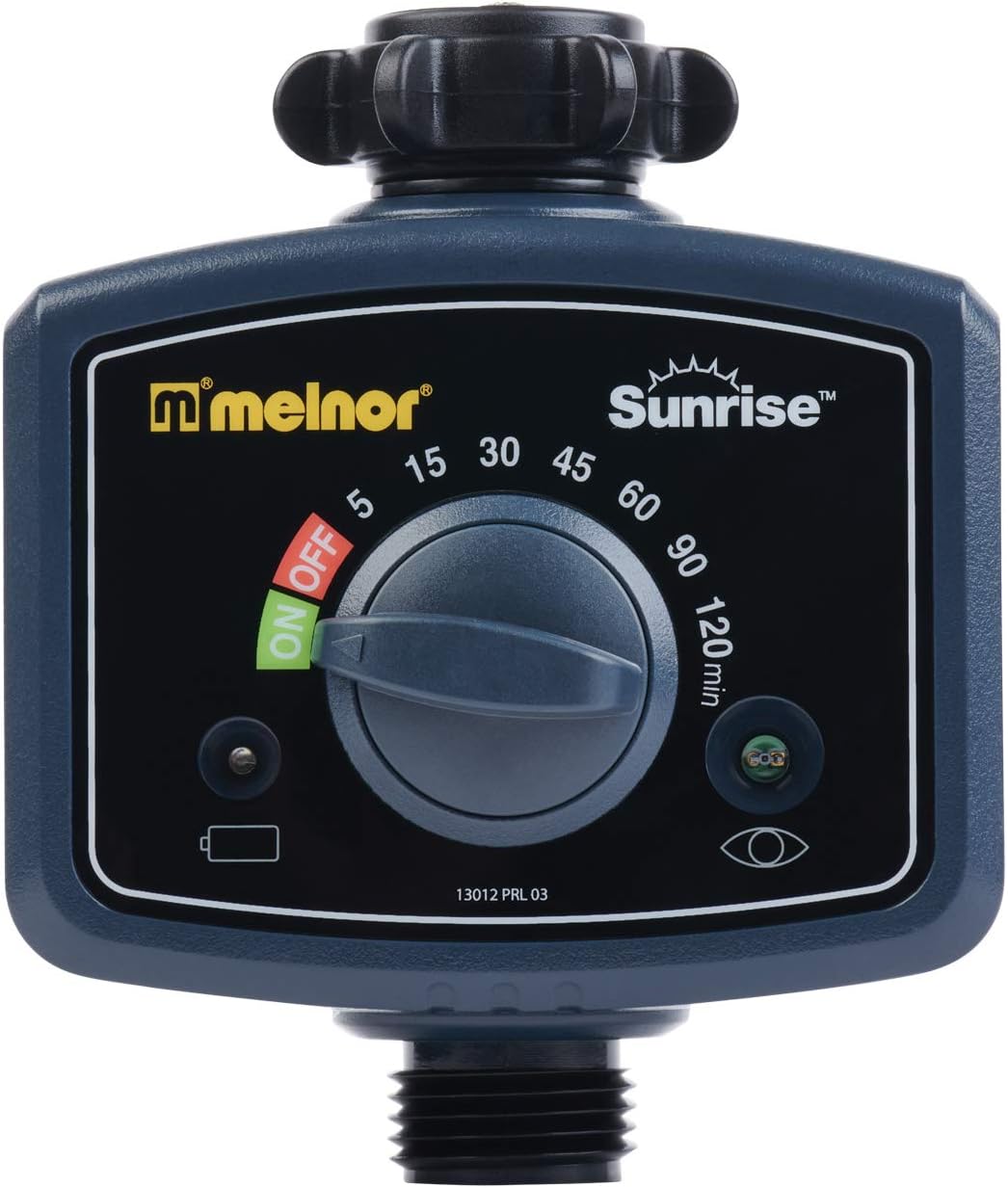 65164AMZ Sunrise Daily Water Timer, Grey, Black