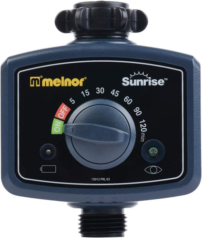 65164AMZ Sunrise Daily Water Timer, Grey, Black