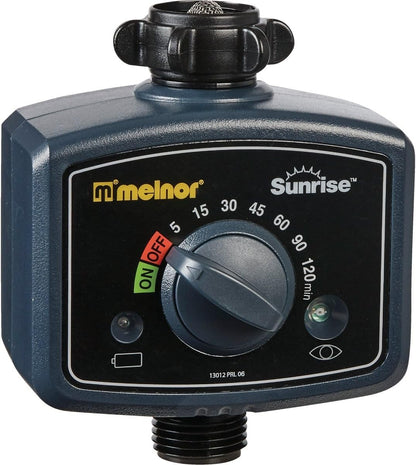 65164AMZ Sunrise Daily Water Timer, Grey, Black