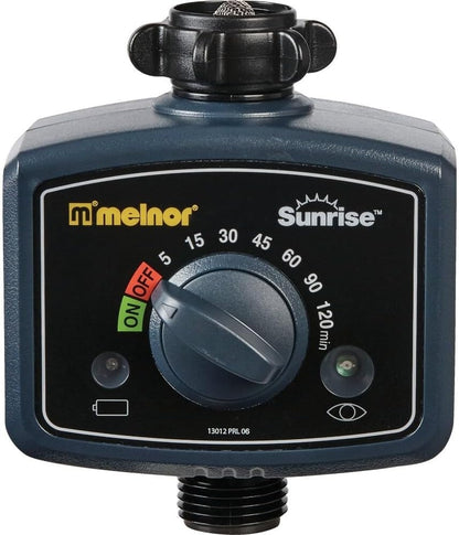 65164AMZ Sunrise Daily Water Timer, Grey, Black