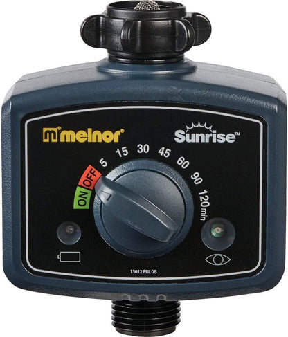 65164AMZ Sunrise Daily Water Timer, Grey, Black