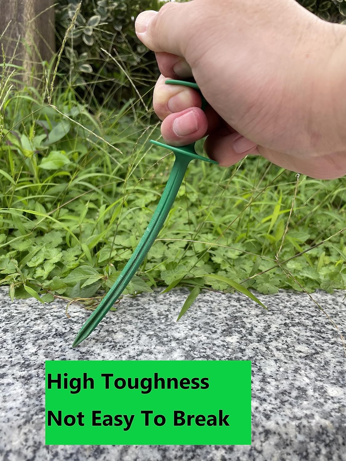 10 Pcs Green Garden Hose Guide Stakes