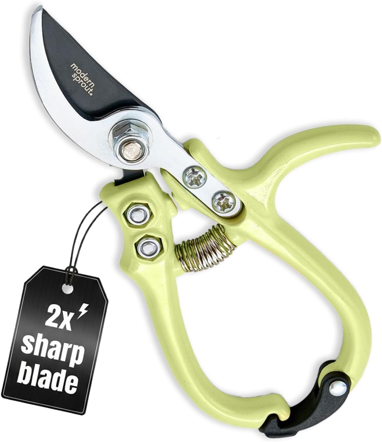 Bypass Hand Pruners - Scissors - Gardening Tools - Sage