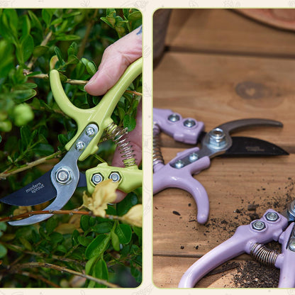 Bypass Hand Pruners - Scissors - Gardening Tools - Sage