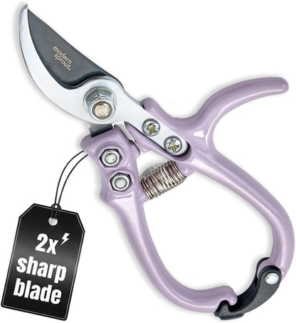 Bypass Hand Pruners - Scissors - Gardening Tools - Sage