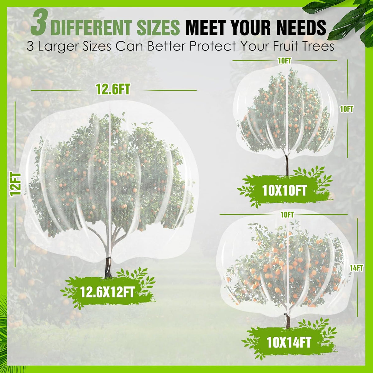 10 X 50FT Garden Mesh Netting Ultra Fine Mesh Netting Pest Barrier, Insect Bug Bird Netting for Vegetables Fruit Flower Garden Protection, Thickened 60 Mesh Row Covers Fabric Screen from Birds Bugs
