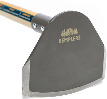 7" Field Hoe with Wood Handle for Weeding and Cultivating, Steel Gardening Tool