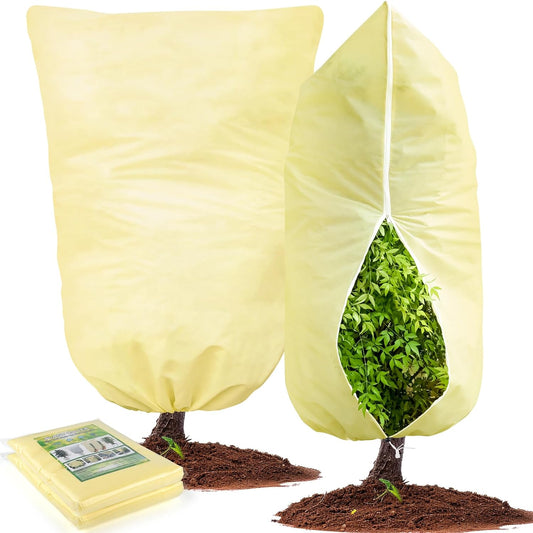 2 Packs Plant Covers for Winter 31"Wx47"H, Shrub Covers for Winter
