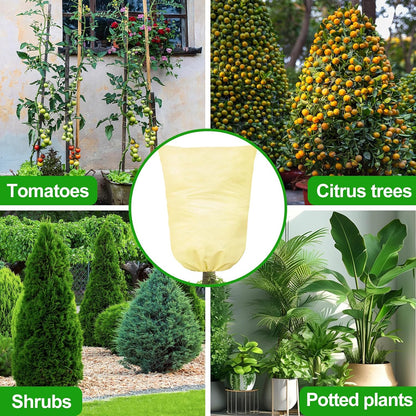 2 Packs Plant Covers for Winter 31"Wx47"H, Shrub Covers for Winter