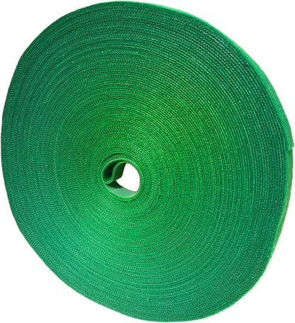 Garden Tie Green Tape, Plant Supports, Gentle On Plants (16.4ft × 0.6 inch, 1 roll, Green)
