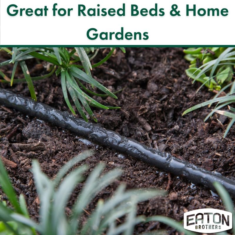 Bulk Soaker Hose – 100 ft, 1/4" Inner Diameter – Flexible Drip Watering Line for Gardens, Raised Beds & Landscaping – Durable, No-End Design for Custom Length Systems
