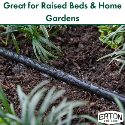 Bulk Soaker Hose – 100 ft, 1/4" Inner Diameter – Flexible Drip Watering Line for Gardens, Raised Beds & Landscaping – Durable, No-End Design for Custom Length Systems
