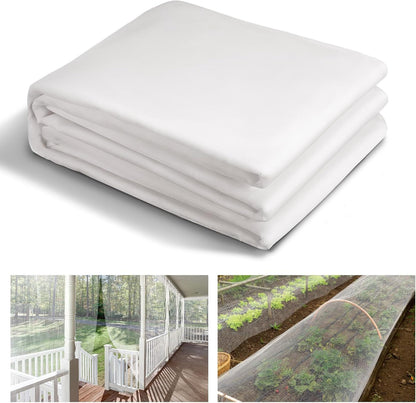 10x20ft Strong PP Nanocomposite Mosquito Net Garden Netting, Black