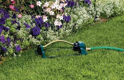 18-Hole 3,600 Square Foot Metal Oscillating Sprinkler 58294