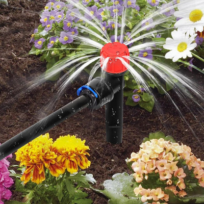20PCS 1/4 inch Tubing Drip Irrigation Vortex Emitters,Degree Drip Emitter Sprayer with Stake, Irrigation Dripper Sprinklers for Drip Irrigation System Parts & Connectors