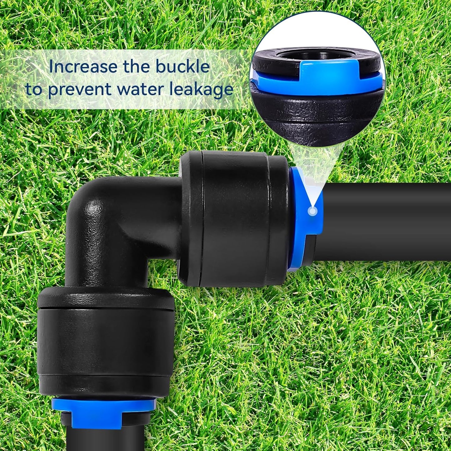 20PCS 1/4 inch Tubing Drip Irrigation Vortex Emitters,Degree Drip Emitter Sprayer with Stake, Irrigation Dripper Sprinklers for Drip Irrigation System Parts & Connectors