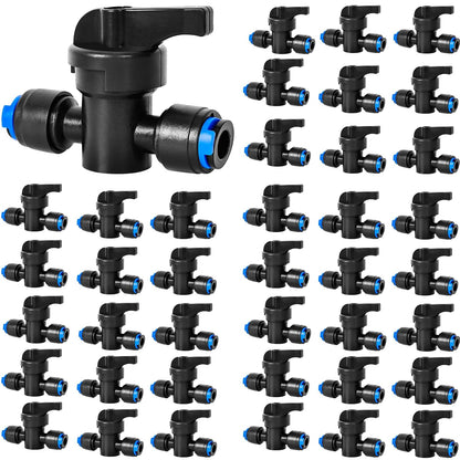 20PCS 1/4 inch Tubing Drip Irrigation Vortex Emitters,Degree Drip Emitter Sprayer with Stake, Irrigation Dripper Sprinklers for Drip Irrigation System Parts & Connectors