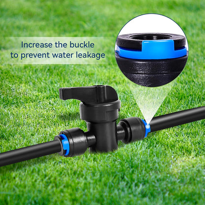 20PCS 1/4 inch Tubing Drip Irrigation Vortex Emitters,Degree Drip Emitter Sprayer with Stake, Irrigation Dripper Sprinklers for Drip Irrigation System Parts & Connectors