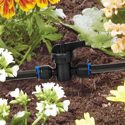 20PCS 1/4 inch Tubing Drip Irrigation Vortex Emitters,Degree Drip Emitter Sprayer with Stake, Irrigation Dripper Sprinklers for Drip Irrigation System Parts & Connectors