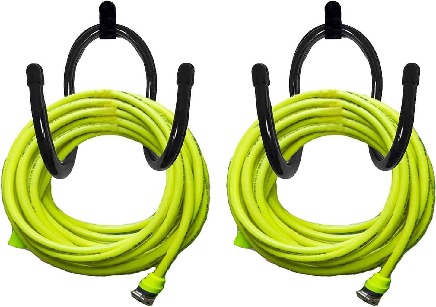 2 Pack Hose Hanger,Metal Hose Holder Wall Mount, Hook for Garden Hose/Expandable Hose/Hose Reel/Water Hose/Pocket Hose/Flexable Hose/Magic Hose- Chain-Link Fence or Wall Mount