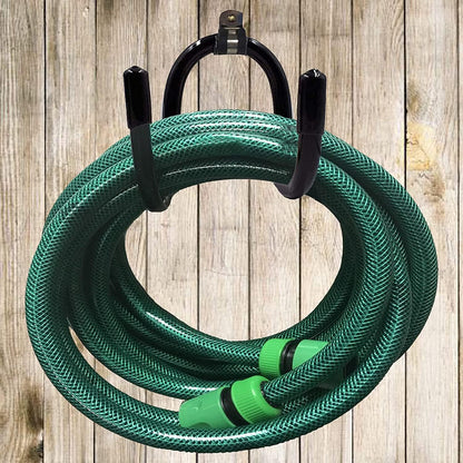 2 Pack Hose Hanger,Metal Hose Holder Wall Mount, Hook for Garden Hose/Expandable Hose/Hose Reel/Water Hose/Pocket Hose/Flexable Hose/Magic Hose- Chain-Link Fence or Wall Mount