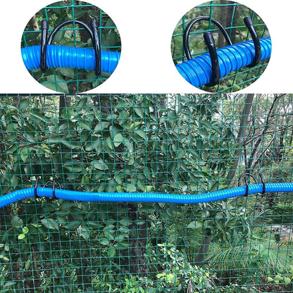 2 Pack Hose Hanger,Metal Hose Holder Wall Mount, Hook for Garden Hose/Expandable Hose/Hose Reel/Water Hose/Pocket Hose/Flexable Hose/Magic Hose- Chain-Link Fence or Wall Mount