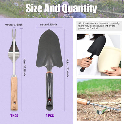 5Pcs Manual Weeders Puller Tool Kit, Weed Puller Tool Garden Handle Weeder Removal Tool Garden Trowel with Ergonomic Handle Weeding Tool with Protective Gloves for Garden Lawn