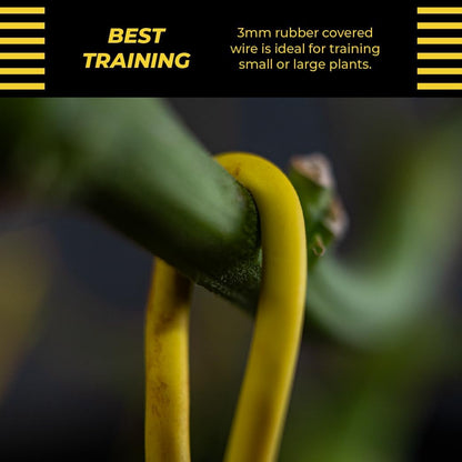 BudHuggers for Low Stress Plant Training, 50 Ft, Blue