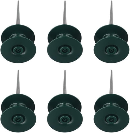 Garden Hose Smooth Roller Guide with Heavy Duty Zinc Spike, ABS Resin Wheel for Hose Protection Around Plants(2pcs)