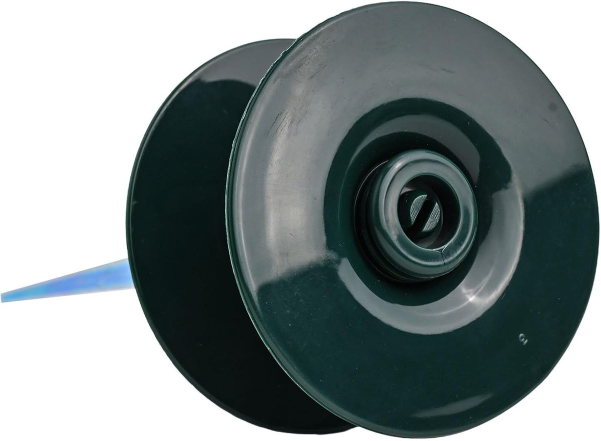 Garden Hose Smooth Roller Guide with Heavy Duty Zinc Spike, ABS Resin Wheel for Hose Protection Around Plants(2pcs)
