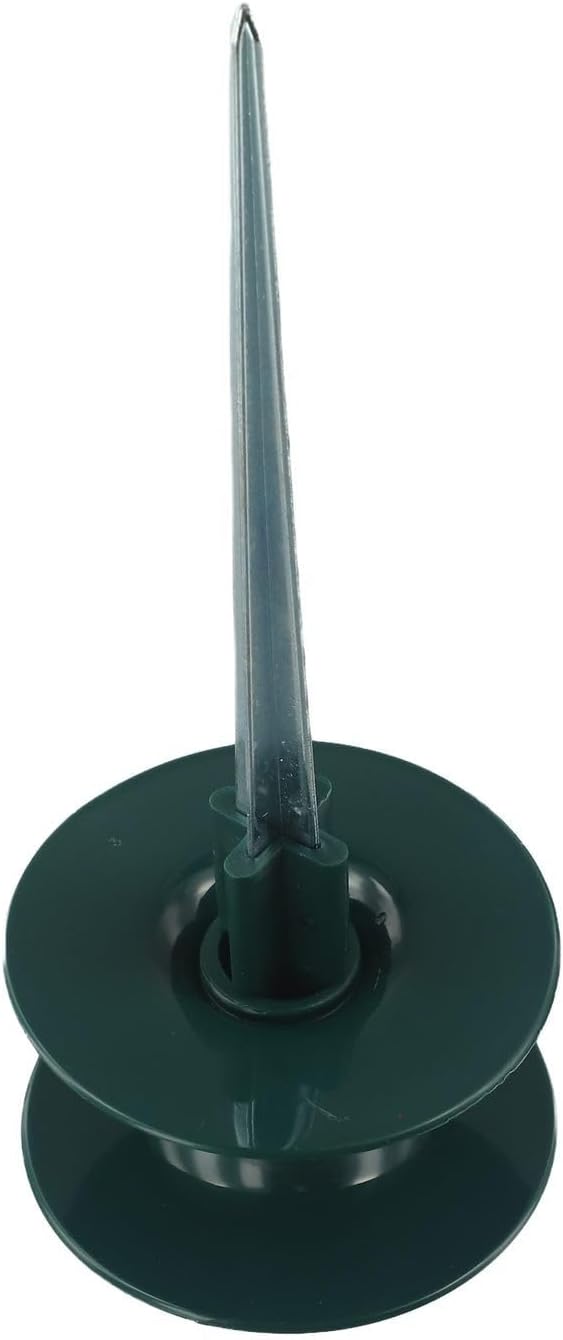 Garden Hose Smooth Roller Guide with Heavy Duty Zinc Spike, ABS Resin Wheel for Hose Protection Around Plants(2pcs)