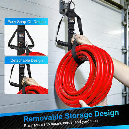Adjustable Wall Mounted Extension Cord Organizer 2-Pack