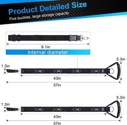 Adjustable Wall Mounted Extension Cord Organizer 2-Pack