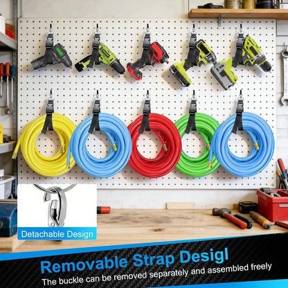 Adjustable Wall Mounted Extension Cord Organizer 2-Pack