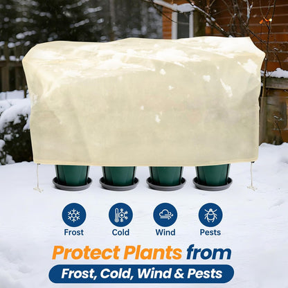 Plant Covers Freeze Protection, 10 ft x 30 ft 1.2oz Frost Blankets for Outdoor Plants in Winter, Floating Row Cover for Vegetable Garden, Frost Cloth Plant Freeze Protection