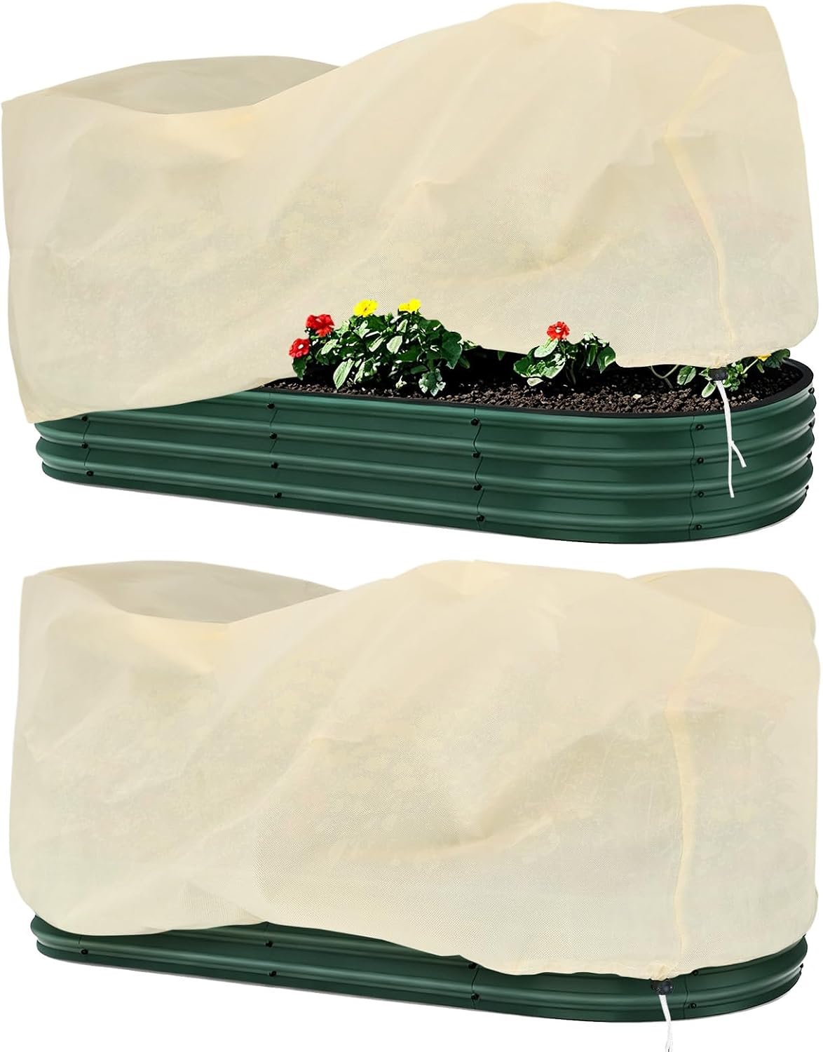 Plant Covers Freeze Protection, 10 ft x 30 ft 1.2oz Frost Blankets for Outdoor Plants in Winter, Floating Row Cover for Vegetable Garden, Frost Cloth Plant Freeze Protection