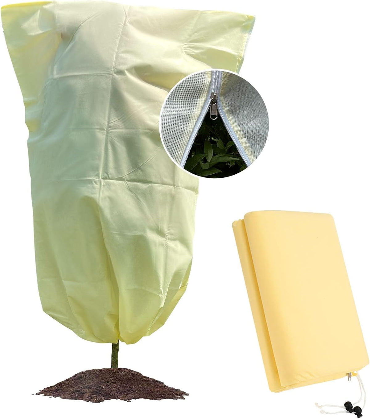 Plant Covers Freeze Protection, 10 ft x 30 ft 1.2oz Frost Blankets for Outdoor Plants in Winter, Floating Row Cover for Vegetable Garden, Frost Cloth Plant Freeze Protection