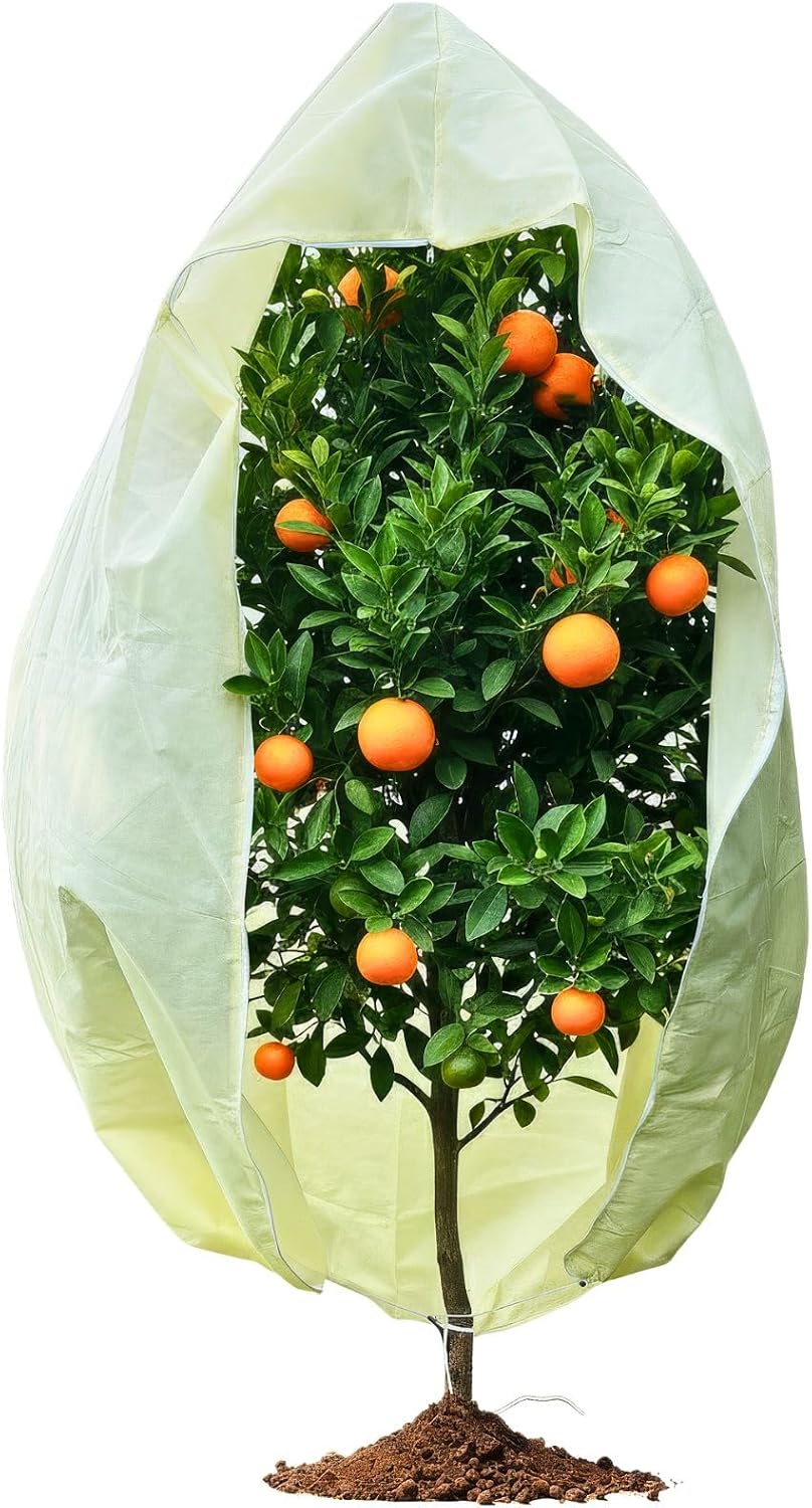 Plant Covers Freeze Protection, 10 ft x 30 ft 1.2oz Frost Blankets for Outdoor Plants in Winter, Floating Row Cover for Vegetable Garden, Frost Cloth Plant Freeze Protection