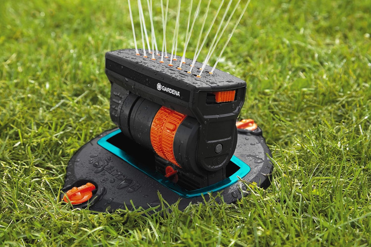 OS 140 pop-up Rectangular Sprinkler: Sprinkler System for Square and Rectangular Areas up to 140 m² in Size, Fitted Flush to The Ground (8223-20)