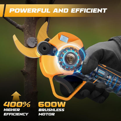 Electric Pole Pruner, 1.6" Crodless Pruning Shears for Tree Trimming