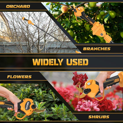 Electric Pole Pruner, 1.6" Crodless Pruning Shears for Tree Trimming